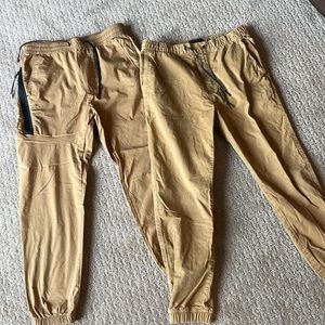 Two pairs, American Eagle khaki pants